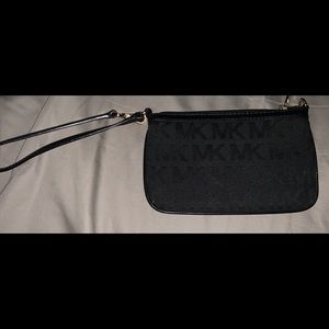 Black Michael Kors Wristlet
